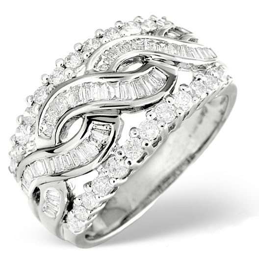 STUNNING 18K SIMULATED DIAMOND FASHION RING Sizes 5,6,7