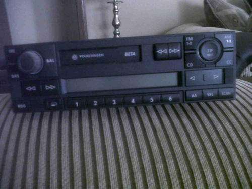 brand new original VW front loader tape radio model 2004