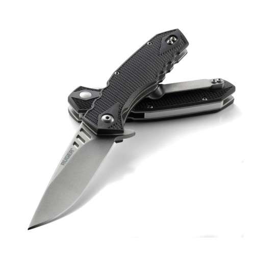 CRKT RUGER Follow-Through Compact Folder w/StoneWash Plain 3.25"