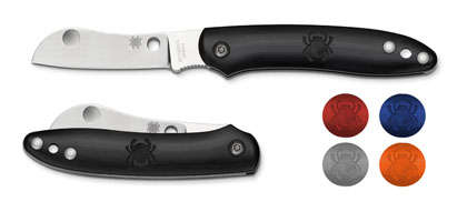 SPYDERCO ROADIE BLACK PLAINEDGE FRN