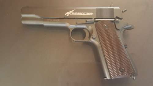 STOCK CLEARANCE - KWC Supercat 1911 Blowback C02 Pistol Full Metal