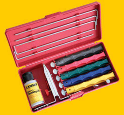 LANSKY 5 HONE KNIFE SHARPENING SYSTEM. THE ULTIMATE IN SHARPENING SYSTEMS TECHNOLOGY.