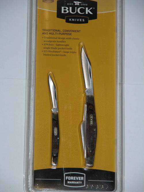 BUCK KNIVES. SOLO AND STOCKMAN COMBO KNIFE SET