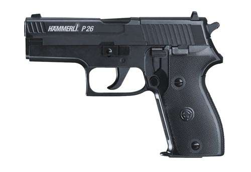 Umarex Hammerli P26 CO2 pellet pistol. Free gifts with this purchase.