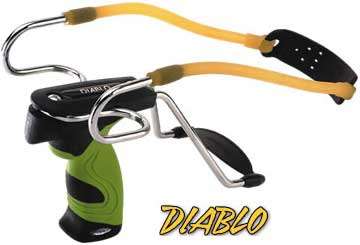 Barnett Diablo Slingshot. Top Of The Range Slingshots.+ Free = 75 Crosman Slinghot Steel Ammo Balls.