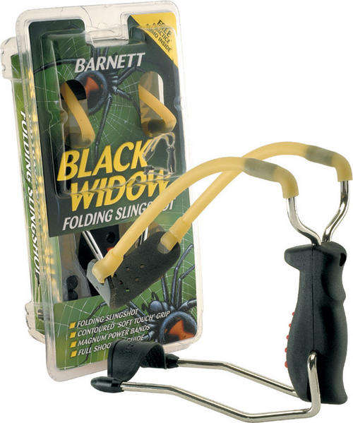 Barnett Black Widow Slingshot. Top Of The Range Slingshots.+ Free Slinghot ammo.