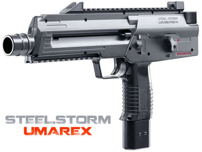 2 X Umarex Steel Storm. 430fps - 6 Round Burst or Semi auto - BID PER GUN