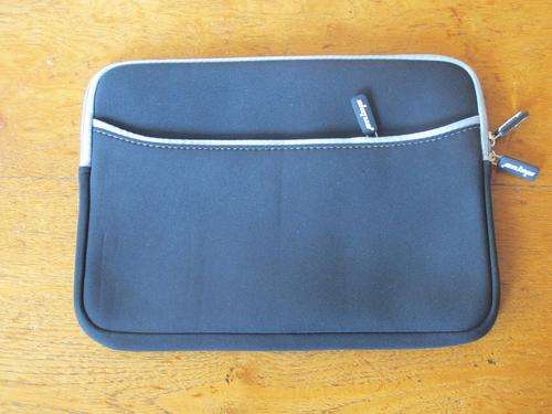 NEW! Branded SKQUE BLACK & GREY NEOPRENE CASE WITH ZIPPER, FITS GALAXY TABLET