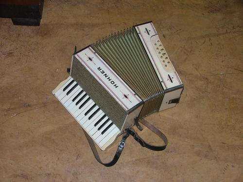 Antique Hohner Accordian in original case!!!