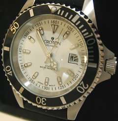 CROTON - Mens R*lex Style All Stainless 660F Diver **R4995**