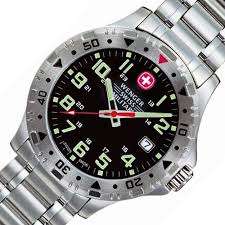 **R5500**New Wenger SWISS MILITARY Men's Off Road Stainless Steel Bracelet Swiss Made Watch 79306
