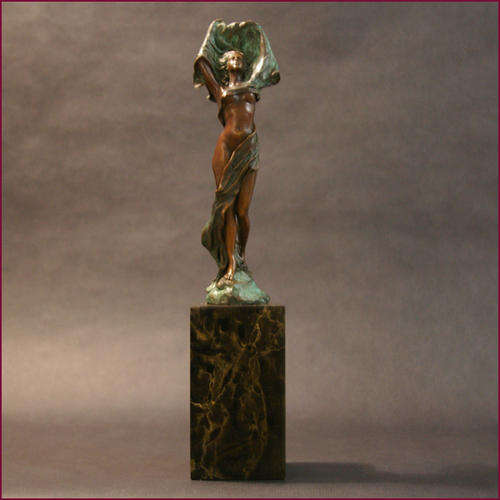 FINE ART NOUVEAU 1900 BRONZE SCULPTURE