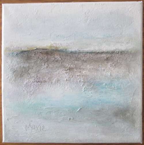 ABSTRACT "LANDSCAPE" by MAXIE LESSING - ACRYLIC ON CANVAS STRETCH