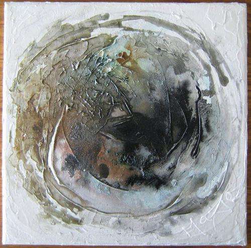 ABSTRACT DECOR #1 by MAXIE LESSING - ACRYLIC ON CANVAS STRETCH - READY TO HANG