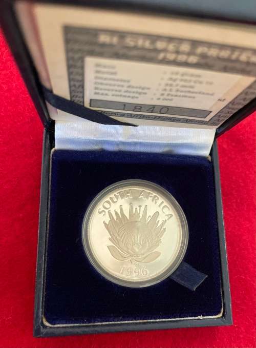 R1 Silver Proof `Constitution` 1996