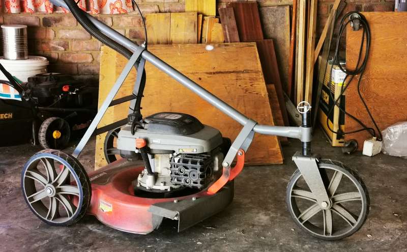 Lawn mower Tandem Inkunzi Torx Vx200 Petrol 3 Wheel