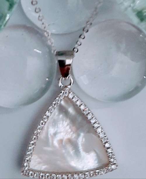 925 Silver Shell Necklace
