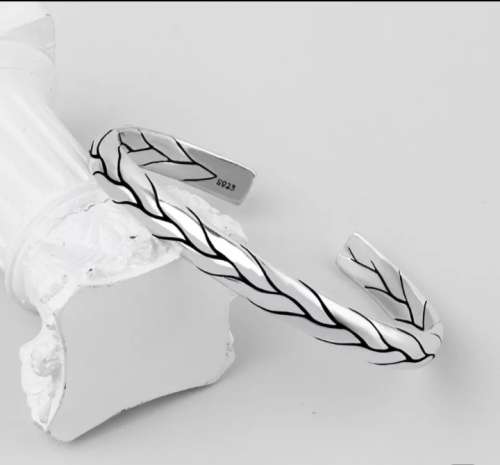 925 Silver Twisted Bracelet