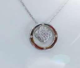 925 Silver Love Clover Necklace