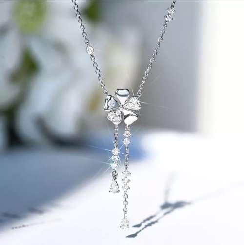 925 Silver Flower with Tassel