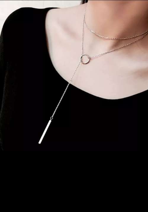 925 Silver Abstract Circle Pendant