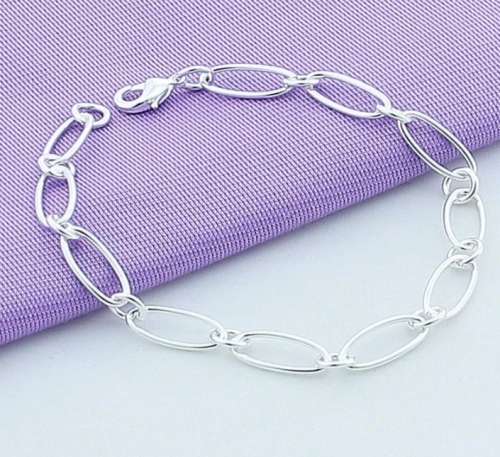 925 Silver Big link Bracelet