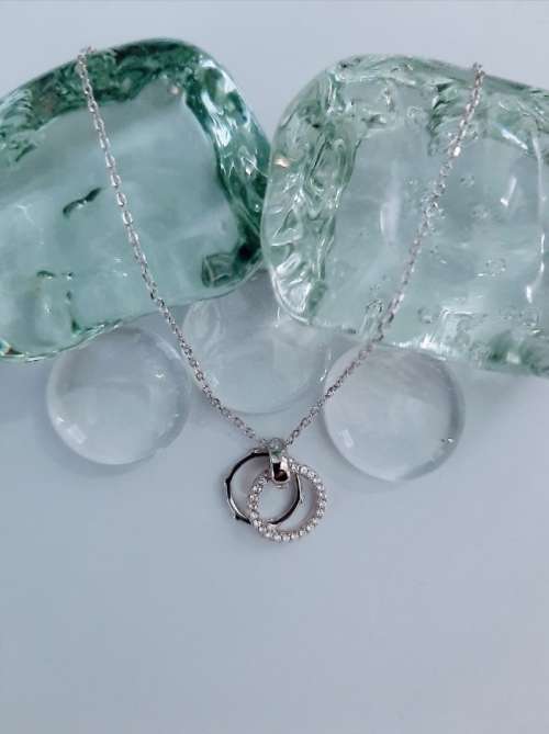 925 Silver Friendship Rings Necklace