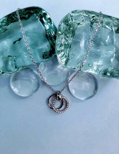 925 Silver Friendship Rings Necklace