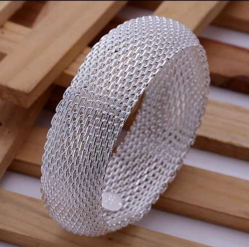 925 Silver Mesh Bangle