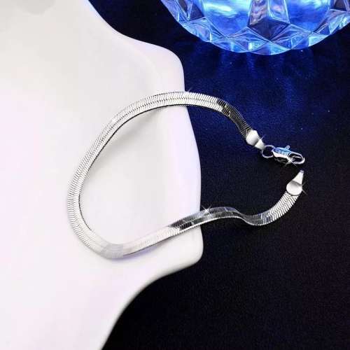 925 Silver 4mm Snake Chain Bracelet