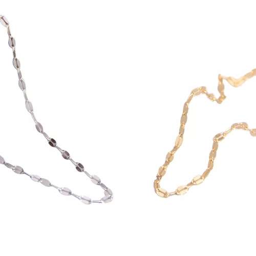 925 Silver Tile Chain Choker