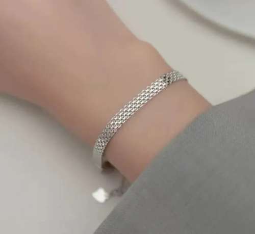 925 Silver Multi Layer Braided Bracelet