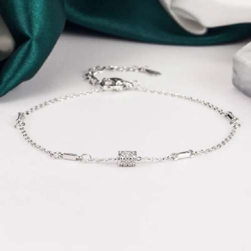 925 Silver Zirconia Flash Ring Bracelet