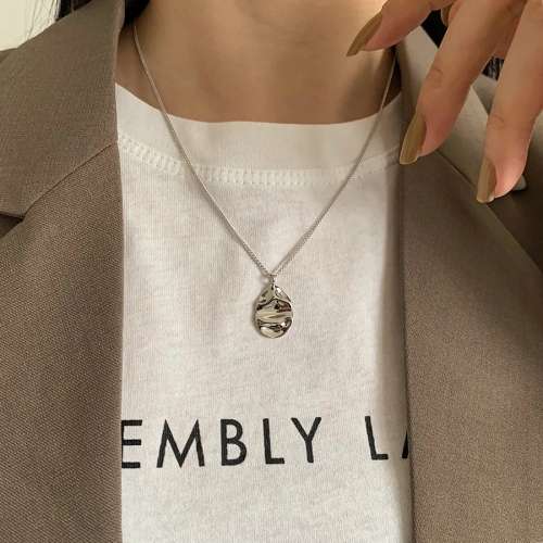 925 Silver Irregularity Necklace