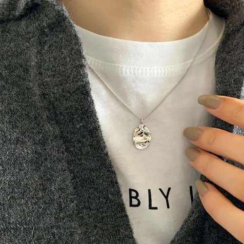 925 Silver Irregularity Necklace