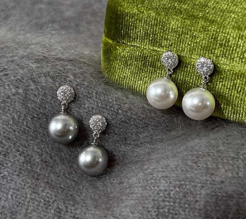 925 Silver Pearl Earrings