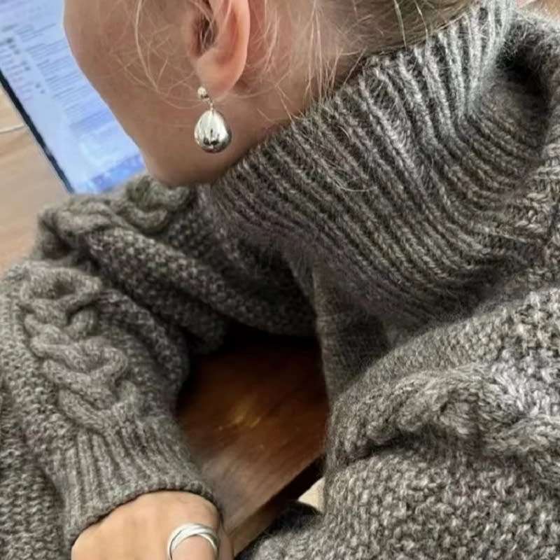 925 Silver Water Drop Earrings