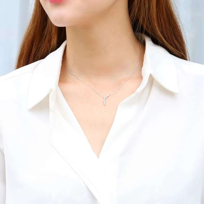 925 Silver Stars Necklace