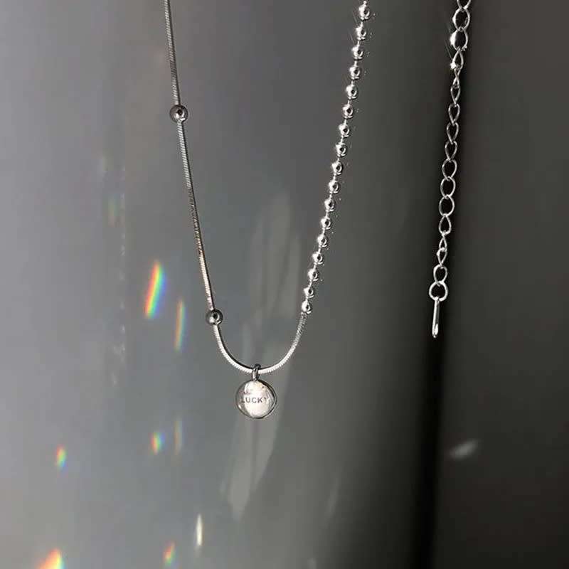 925 Silver Lucky Choker Necklace
