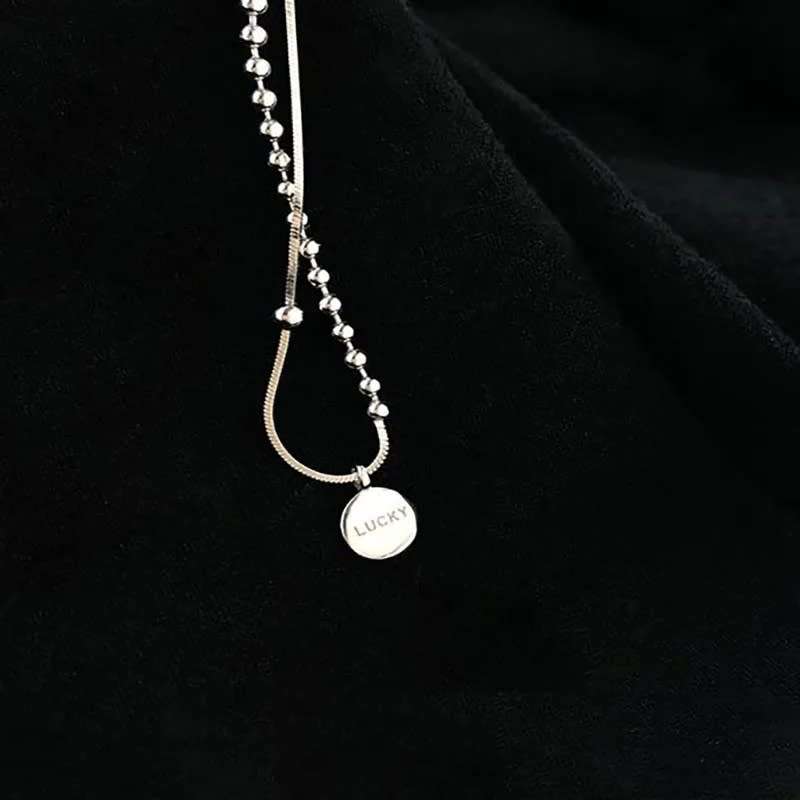 925 Silver Lucky Choker Necklace