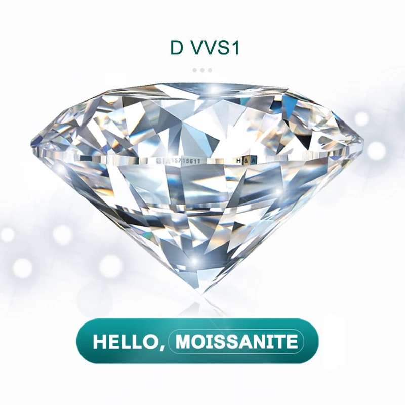 1 ct Moissanite Stone