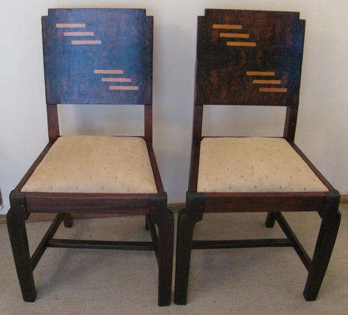 Pair of Art Deco Dining Chairs