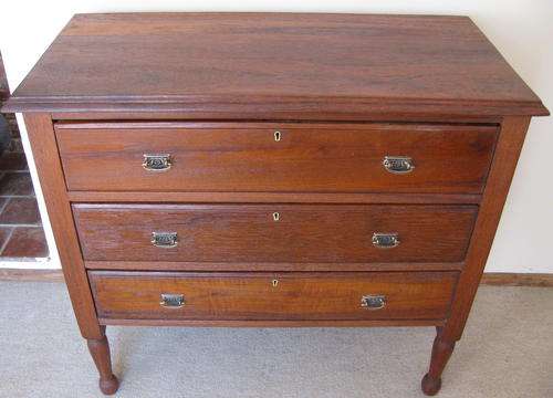 Burmese Teak Chest of Drawers