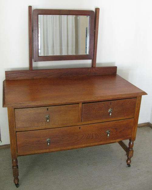 Burmese Teak Dressing Table
