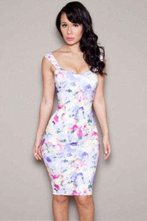 Summer Midi Bodycon Dress