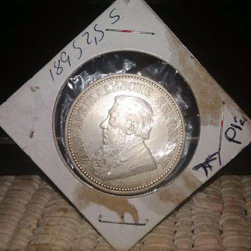 SOUTH AFRICA 1895 ZAR 2.5 SHILLING