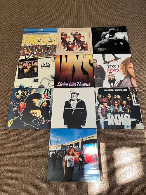 INXS - All The Voices vinyl record boxset ( NM )