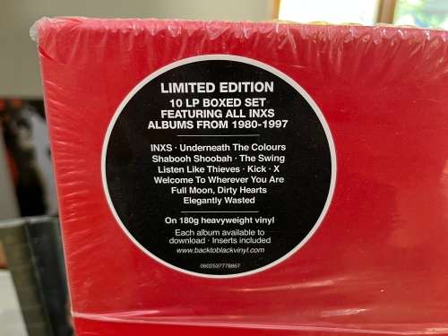 INXS - All The Voices vinyl record boxset ( NM )