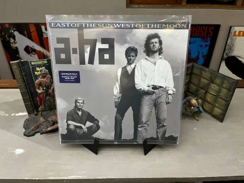 A-ha - East of the Sun West of the Moon purple velvet vinyl record ( NM )