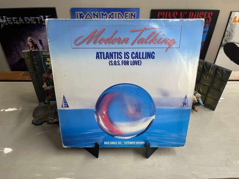 Modern Talking - Atlantis is Calling  12 inch maxi vinyl record ( VG+ )
